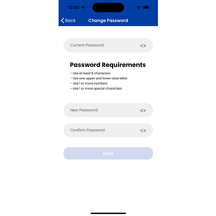 aprilaire wi-fi thermostat app password screen user guide
