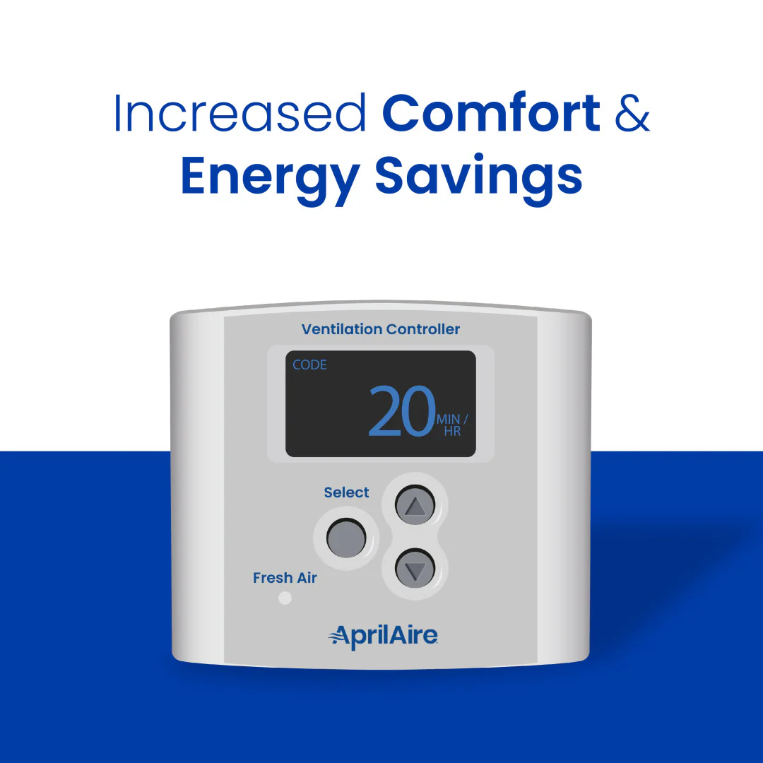 AprilAire 8120X Ventilator Control Benefits Web Ready Photo