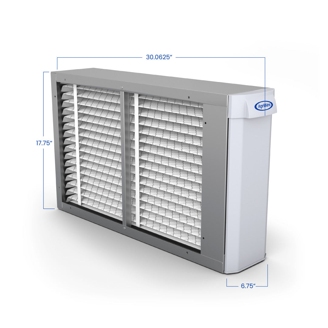 AprilAire Uv14 Uvc Clean Air Pair Size Dimensions Web Ready Photo