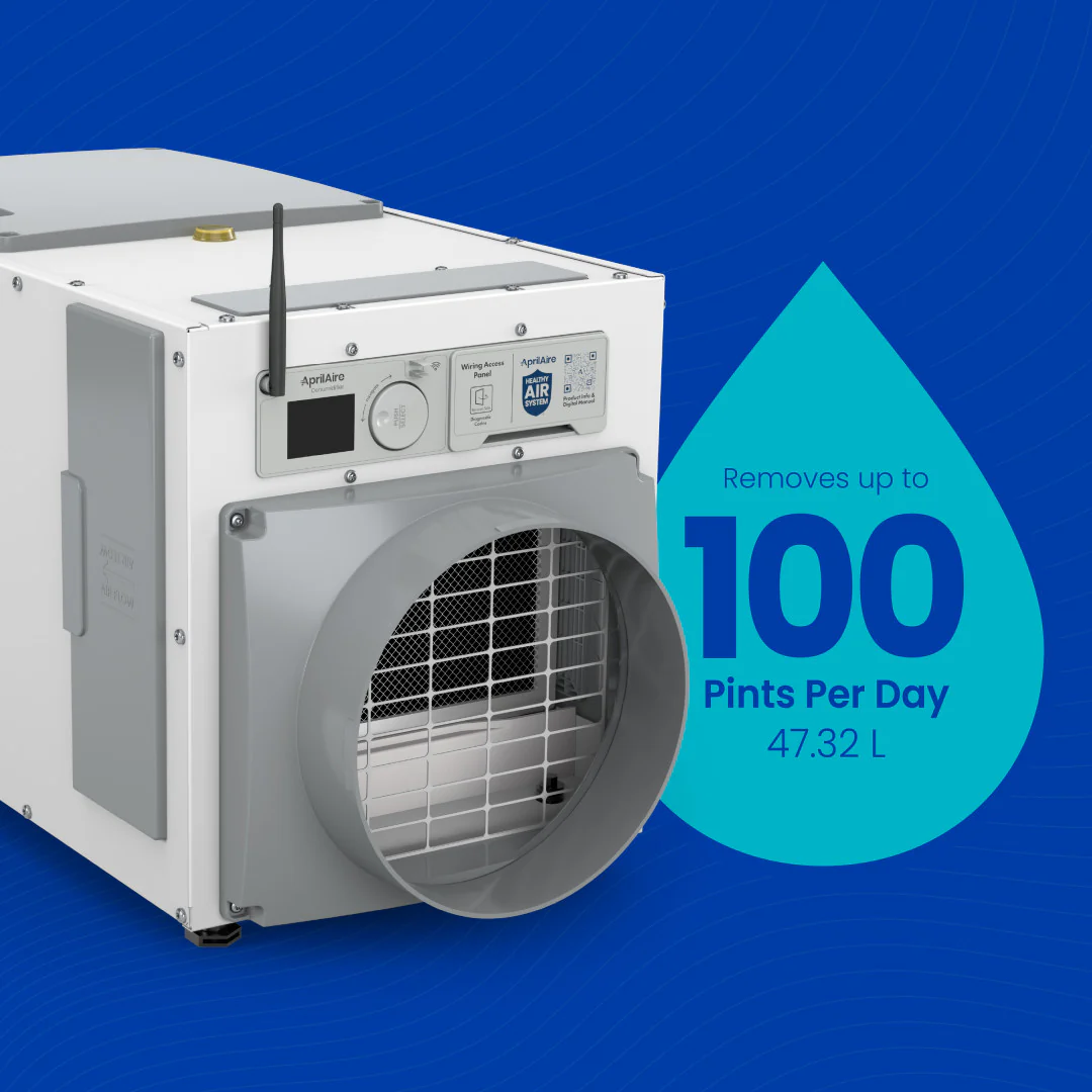 AprilAire E100W Dehumidifier 100 Pints Per Day Web Ready Photo
