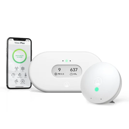 AprilAire Zatwvpwm Airthings Indoor Air Quality Sensor Kit Hero Photo