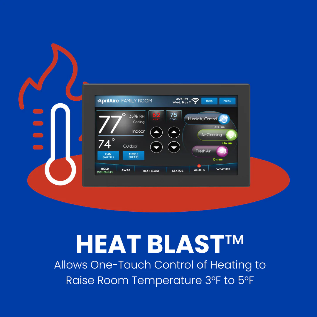 AprilAire 8920W Thermostat Heat Blast Web Ready Photo