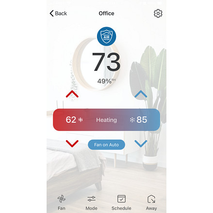 aprilaire wi-fi thermostat app thermostat auto screen user guide
